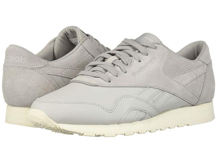 Reebok Lifestyle Classic Nylon As (skull Grey/stark Grey/chalk) Men's Classic Shoes