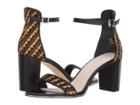 Kenneth Cole New York Lex (black/natural Fabric) Women's Shoes
