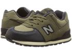 New Balance Kids Ic574v1 (infant/toddler) (covert Green/triumph Green) Boys Shoes