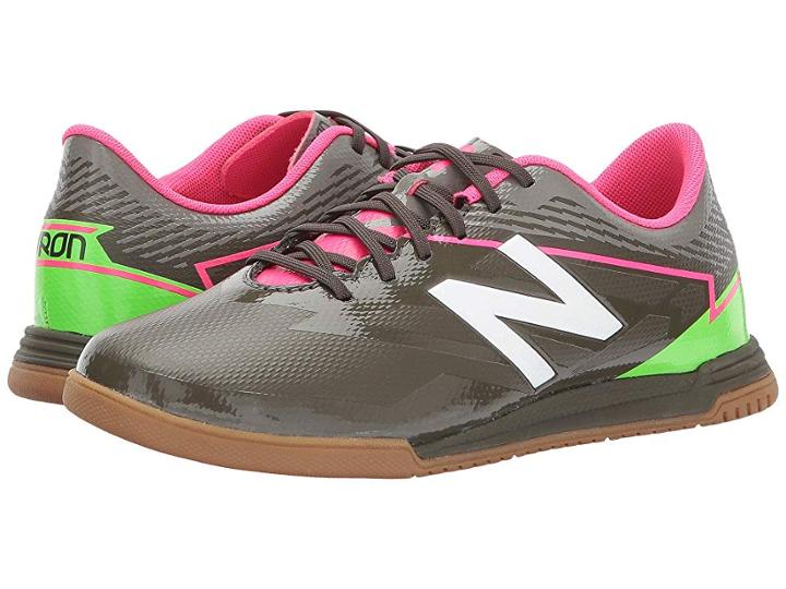 New Balance Kids Sfdiv3 Soccer (little Kid/big Kid) (military Dark Triumph/alpha Pink) Boys Shoes