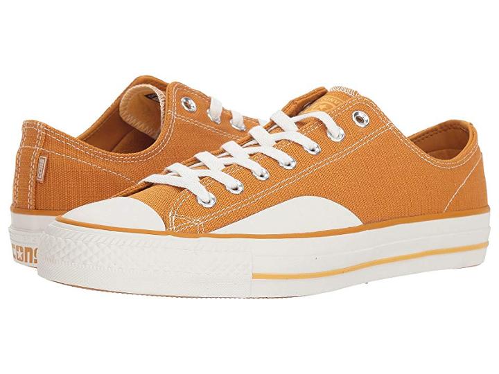 Converse Skate Chuck Taylor(r) All Star(r) Pro Suede Ox (turmeric Gold/vintage White/gum) Skate Shoes