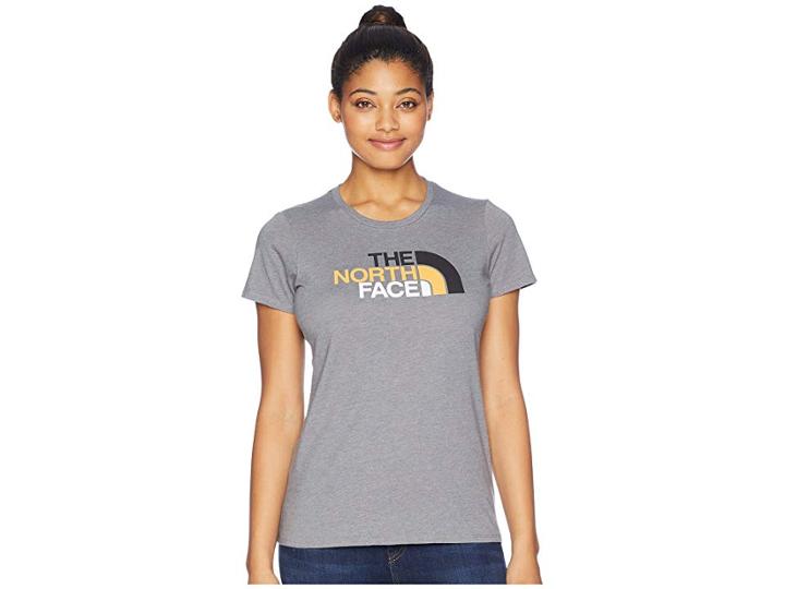 The North Face Short Sleeve 1/2 Dome Tee (tnf Medium Grey Heather/tnf Black Multi) Women's T Shirt