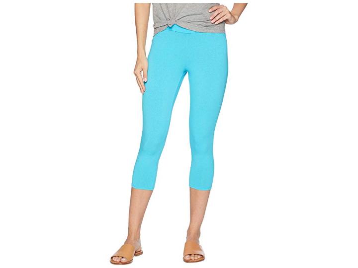 Fresh Produce Oceanside Capri Leggings (luna Turquoise) Women's Casual Pants