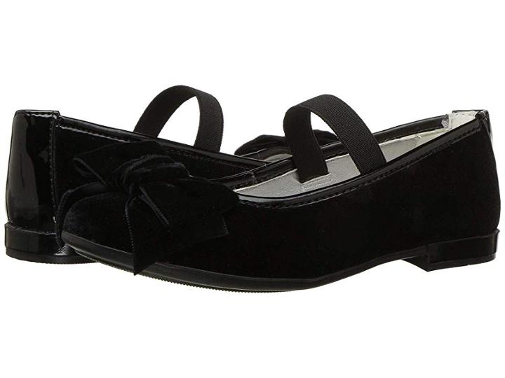 Primigi Kids Pfq 24385 (little Kid) (black Velvet) Girl's Shoes