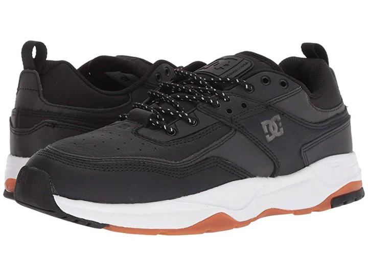 Dc E. Tribeka (black/white/athletic Red) Men's Skate Shoes