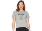Life Is Good Game On Rocket Crusher T-shirt (heather Gray) Women's T Shirt