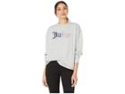 Juicy Couture Juicy Mixed Gothic French Terry Pullover (heather Cozy) Women's Clothing