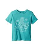 Lucky Brand Kids Short Sleeve Graphic Tee (toddler) (baltic) Boy's T Shirt