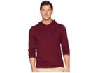 Polo Ralph Lauren 30/1 Jersey Long Sleeve Hooded T-shirt (classic Wine) Men's T Shirt