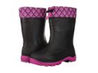 Kamik Kids Snobuster 2 (toddler/little Kid/big Kid) (black/magenta) Girls Shoes