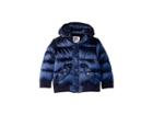 Appaman Kids Puffy Coat With Hood And Front Pockets (infant/toddler/little Kids/big Kids) (navy Blue) Boy's Coat