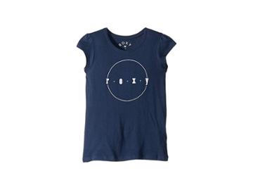 Roxy Kids We Rise Corpo Tee (toddler/little Kids/big Kids) (dress Blues) Girl's T Shirt