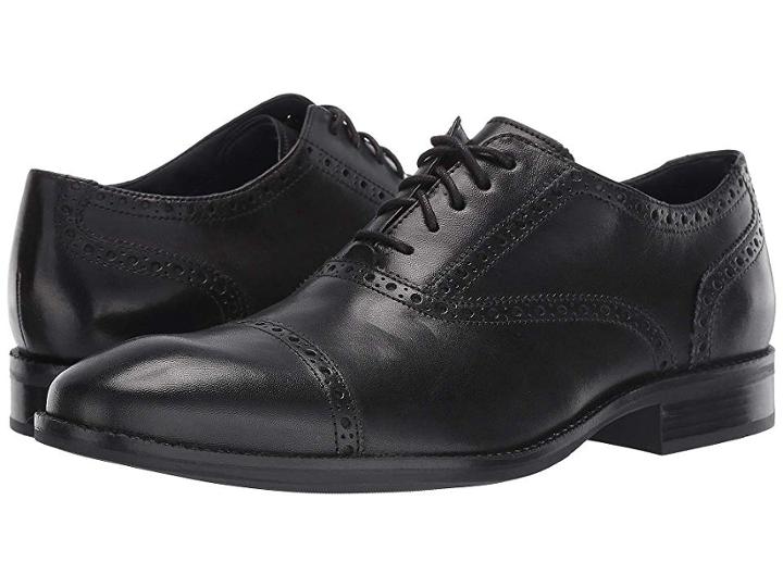 Cole Haan Wayne Cap Toe (black) Men's Shoes