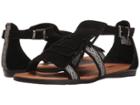 Minnetonka Maui (black Suede/stillwater Fabric) Women's Sandals