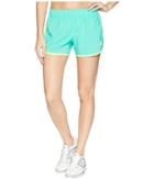 Adidas M10 Woven 4 Shorts (hi-res Green/semi Frozen Yellow) Women's Shorts