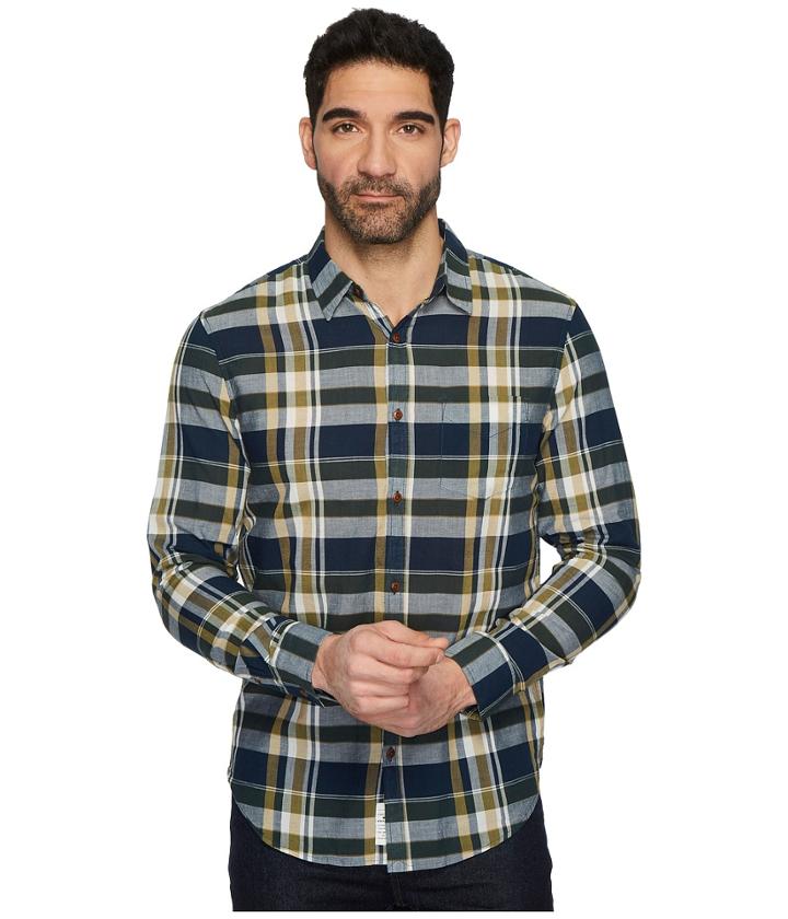 Lucky Brand Ballona Shirt (blue/green) Men's Clothing