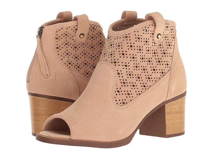 Dirty Laundry Trixie Peep Toe Bootie (exclusive Tigers Eye) Women's Clog/mule Shoes