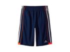 Adidas Kids Next Speed Shorts (toddler/little Kids) (navy/orange) Boy's Shorts