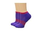 Thorlos 84 N Runner Micro Mini 3-pair Pack (violet/hot Pink) Women's Low Cut Socks Shoes