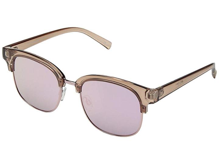 Le Specs Recognition (tan/peach Revo Mirror) Fashion Sunglasses