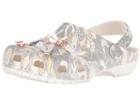 Crocs Classic Botanical Butterfly Clog (light Grey) Shoes