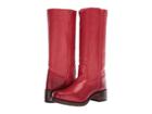 Frye Campus 14l (burnt Red Polished Soft Full Grain) Cowboy Boots