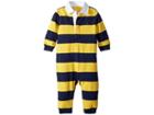 Ralph Lauren Baby Striped Cotton Rugby Coverall (infant) (chrome Yellow Multi) Boy's Overalls One Piece