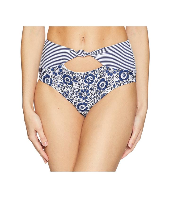 Splendid Check Please High-waist Pant (navy) Women's Swimwear