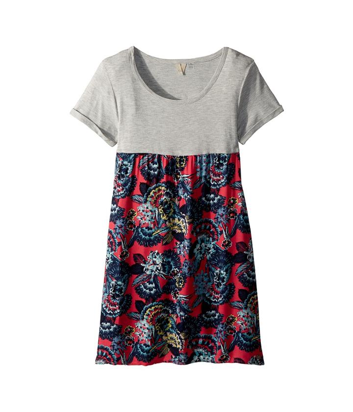 Roxy Kids Branche Of Lilac Dress (big Kids) (rouge Red/mahna Mahna) Girl's Dress