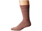 Richer Poorer Wayfarer Premium Japan Made (orange Multi) Men's Crew Cut Socks Shoes