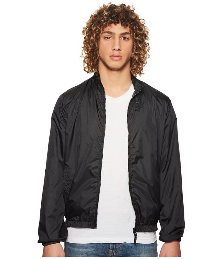 Members Only Packable Windbreaker (black) Men's Coat