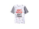 Under Armour Kids Ua Any Hoop Any Time Short Sleeve Tee (big Kids) (white/radio Red) Boy's T Shirt