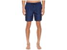 Dolce & Gabbana Mid Length Solid Swimsuit Boxer W/ Bag (blue) Men's Swimwear