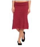 Prana Daphne Skirt (plum Red) Women's Skirt