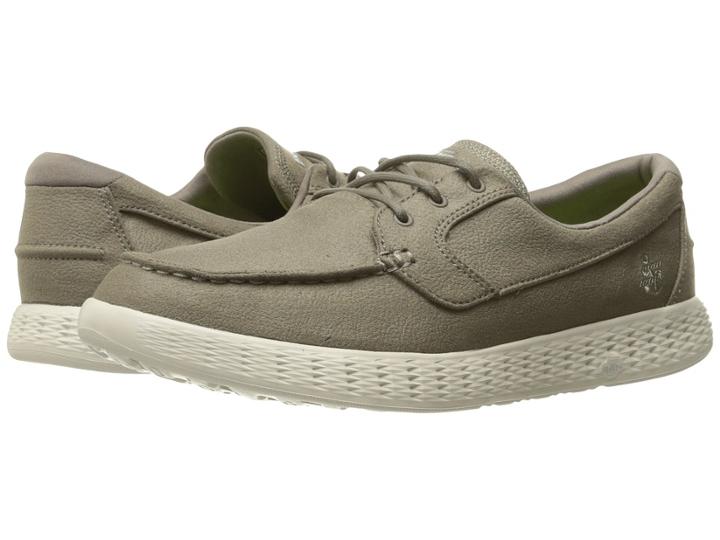 Skechers Performance On-the-go Glide (khaki) Men's Shoes