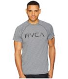 Rvca Micro Mesh Short Sleeve (grey Noise) Men's Clothing