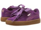 Puma Kids Suede Heart Snk (toddler) (dark Purple/dark Purple) Girls Shoes