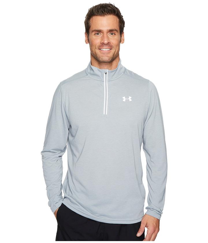 Under Armour Ua Streaker 1/4 Zip (steel/graphite/reflective) Men's Long Sleeve Pullover