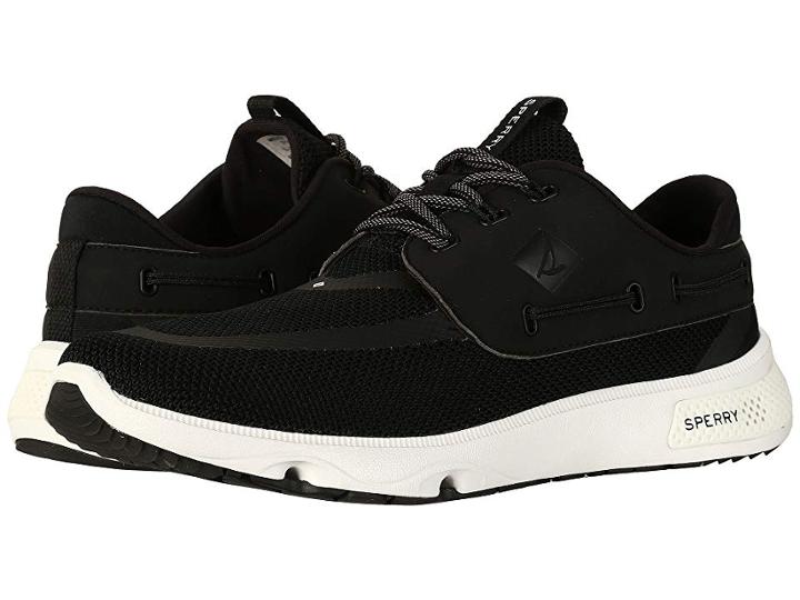 Sperry 7 Seas 3-eye (black) Men's Lace Up Casual Shoes