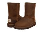 Ugg Kids Classic Short Leather (little Kid/big Kid) (chestnut) Kids Shoes