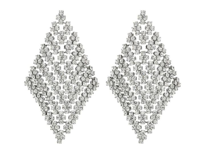 Nina Helayna Earrings (rhodium/white) Earring