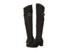Calvin Klein Georgeanna (black Stretch Micro Suede) Women's Boots
