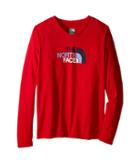 The North Face Kids Long Sleeve Reaxion Tee (little Kids/big Kids) (tnf Red (prior Season)) Girl's Long Sleeve Pullover