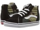 Vans Kids Sk8-hi Zip (infant/toddler) ((woodland Camo) Black/woodland) Boys Shoes