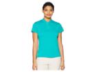 Nike Golf Dry Polo Short Sleeve Blade (neptune Green/flint Silver) Women's Clothing