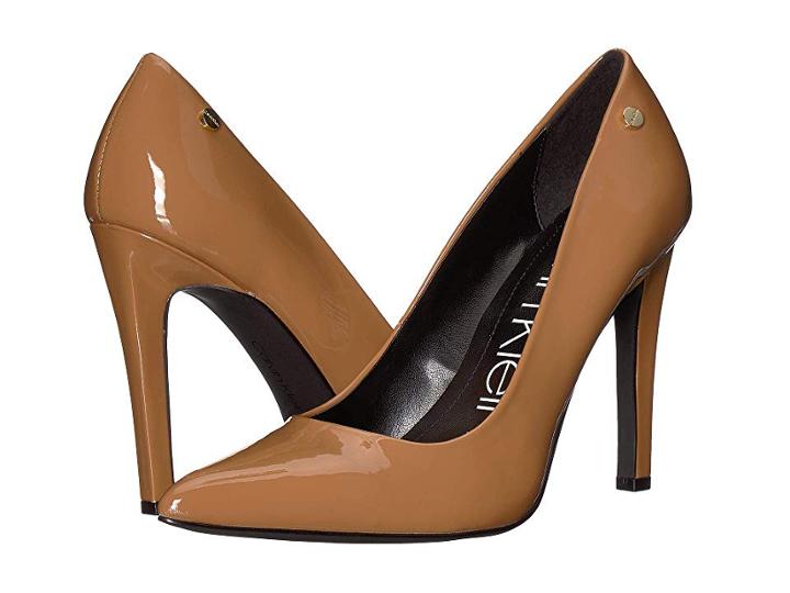 Calvin Klein Brady (hematite Patent) High Heels