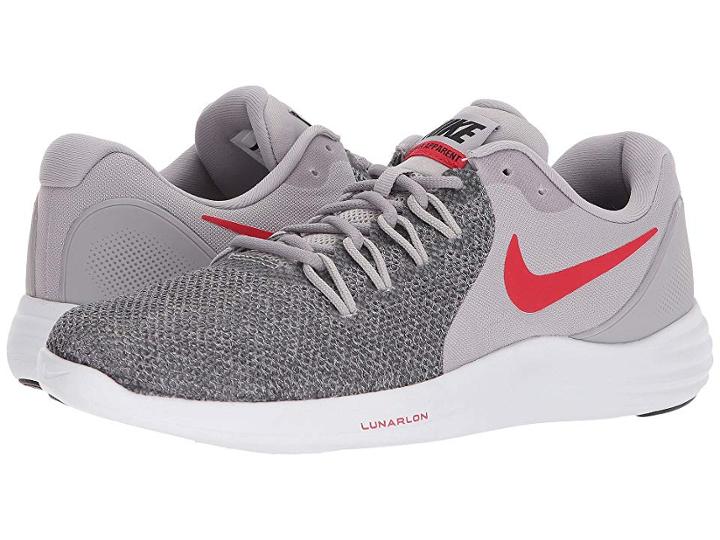 Nike Lunar Apparent (atmosphere Grey/university Red/black) Men's Running Shoes