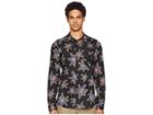 Paul Smith Long Sleeve Abstract Floral Shirt (black) Men's Clothing