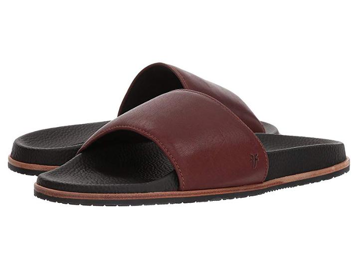 Frye Emerson Slide (brown Vintage Veg Tan) Men's Slide Shoes