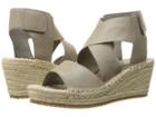 Eileen Fisher Willow (oyster Tumbled Leather) Women's Wedge Shoes
